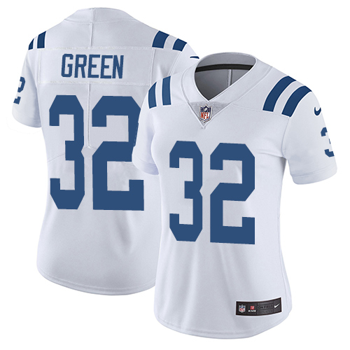 Indianapolis Colts #32 Limited T.J. Green White Nike NFL Road Women Vapor Untouchable jerseys->indianapolis colts->NFL Jersey
